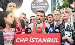 CHP'den Filistin'e destek eylemi: "Gazze'de soykırımı durdurun"