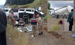 Gaziantep'te tır, yolcu minibüsünü biçti: 8 ölü