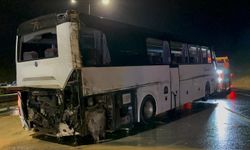 Tuzla Kuzey Marmara Otoyolu'nda yolcu otobüsü devrildi!