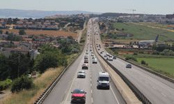 Tekirdağ-İstanbul kara yolunda bayram tatili dönüş yolculuğu başladı