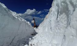 Hakkari’de 8 metrelik karla mücadele