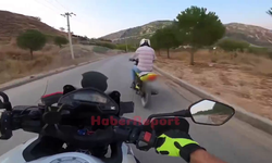 Polisten kaçan motosikletli, yakalanınca böyle saldırdı!