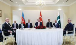 Cumhurbaşkanı Erdoğan, Azerbaycan Cumhurbaşkanı Aliyev ve Pakistan Başbakanı Şerif ile görüştü