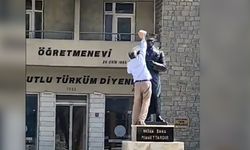 Elazığ'da Atatürk heykeline saldırı: Bir kişi gözaltında