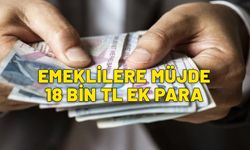 SSK Bağkur ve 4C’den emeklilere müjde haber geldi. 18 bin TL ek para ödemesi.