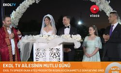 Ekol TV spikeri Okan Ateş ve prodüktör Kübra Küçükahmet evlendi