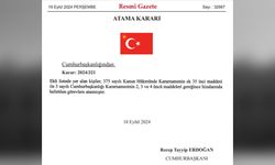 Cumhurbaşkanlığı Kararnamesi Resmi Gazete’de yayımlandı