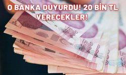 Emekliler dikkat. O banka duyurdu. 20.000 TL para hemen hesabınıza geçiyor.