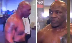 Mike Tyson - Jake Paul maçı öncesi çok konuşulan canlı yayın kazası! Tyson'ın çıplak vücudunu gördü