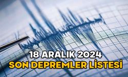 SON DEPREMLER LİSTESİ KANDİLLİ 18 ARALIK 2024: En son deprem nerede oldu, kaç şiddetinde?