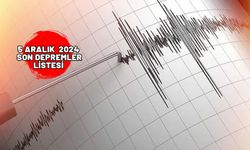 BUGÜNKÜ DEPREMLER (5 ARALIK 2024) Kandilli ve AFAD son depremler listesi