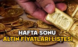 HAFTA SONU ALTIN FİYATLARI: 21 Aralık Cumartesi gram altın, çeyrek altın ve 22 ayar bilezik fiyatları ne kadar?