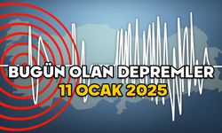 BUGÜN OLAN DEPREMLER NEREDE, KAÇ ŞİDDETİNDE? 11 Ocak 2025 Kandilli’nin son depremler listesi