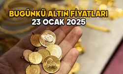 BUGÜNKÜ ALTIN FİYATLARI 23 OCAK 2025! Gram altın ve çeyrek altın fiyat ne kadar oldu? 22 ayar bileziğin gramı kaç TL?