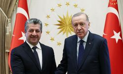 Cumhurbaşkanı Erdoğan, IKBY Başbakanı Barzani'yi kabul etti