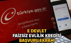 E DEVLET FAİZSİZ EVLİLİK KREDİSİ BAŞVURU EKRANI: 150 bin TL faizsiz evlilik kredisi şartları neler?