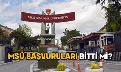 MSÜ BAŞVURULARI BİTTİ Mİ? MSÜ geç başvuru ne zaman? 2025 Milli Savuma Üniversitesi başvuru tarihleri