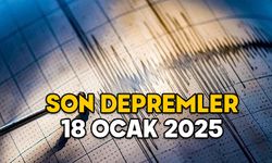 En son deprem nerede oldu, kaç şiddetinde? 18 Ocak Kandilli son depremler listesi 2025