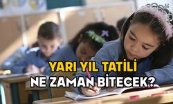 YARI YIL TATİLİ NE ZAMAN BİTECEK? Okullar ayın kaçında açılacak, 2025 ikinci dönem ne zaman başlayacak?