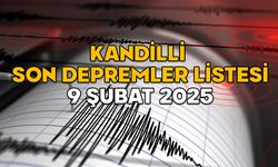 9 ŞUBAT SON DEPREMLER LİSTESİ 2025: Kandilli’ye göre son deprem nerede oldu, kaç şiddetindeydi?