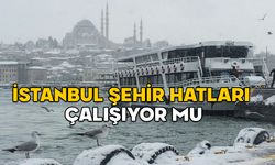 VAPUR SEFERLERİ İPTAL EDİLDİ Mİ 19 ŞUBAT? İstanbul Şehir hatları çalışıyor mu, son durum ne?