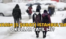 YARIN (5 ŞUBAT) İSTANBUL’DA OKULLAR TATİL Mİ? İstanbul’da Çarşamba günü okullar var mı?