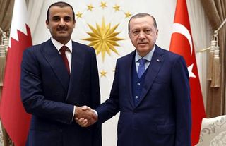 Cumhurbaşkanı Erdoğan'ın Katar diplomasisi! Katar Emiri Şeyh Temim bin Hamed Al Sani ile telefonda görüştü