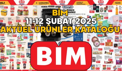 BİM 11-12 ŞUBAT KATALOĞU 2025: Bu hafta BİM’de full otomatik kahve makinesi indirimde!