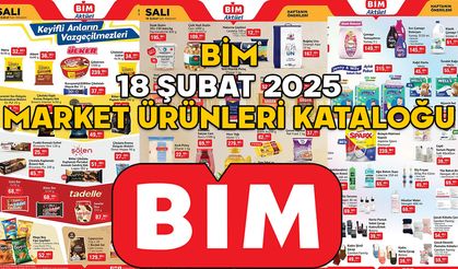 BİM MARKET ÜRÜNLERİ KATALOĞU 18 ŞUBAT 2025: Bu Salı BİM’de hangi indirimler var?