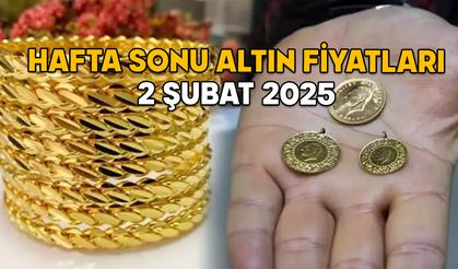 HAFTA SONU ALTIN FİYATLARI: 2 Şubat 2025 gram altın ve çeyrek altın fiyatları ne kadar oldu?