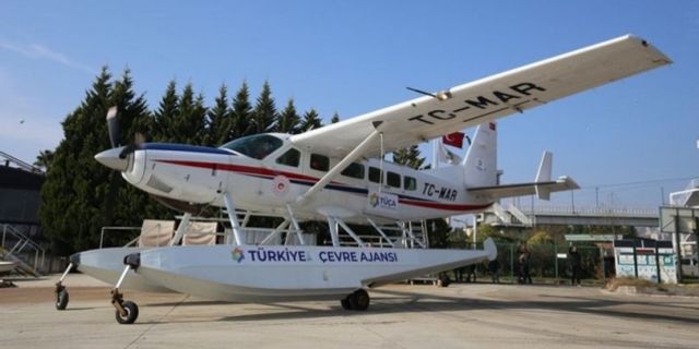 Kirlilikleri tespit eden deniz uçağı, Marmara Denizi'ni de denetleyecek