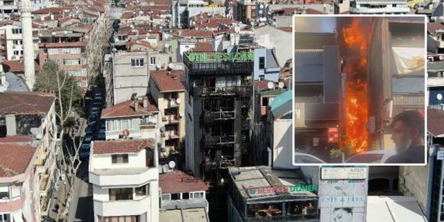 İstanbul'da 7 katlı otelde yangın : 2 ölü