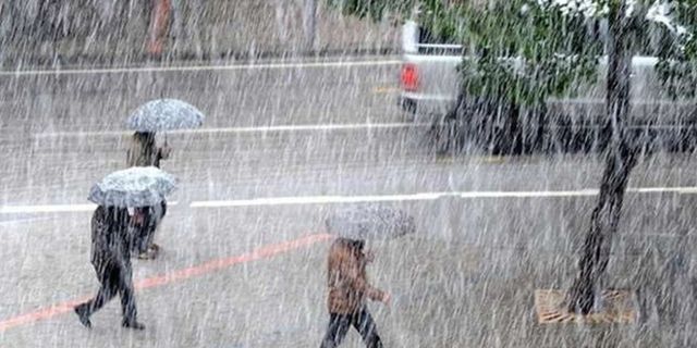 Meteoroloji'den iki bölgeye gök gürültülü  sağanak uyarısı