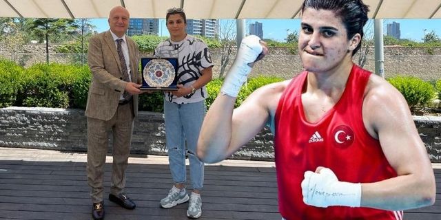 Trabzon Platformu'ndan Milli boksör Busenaz Sürmeneli için özel etkinlik
