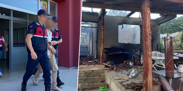 Yanan evden çiftin cesedi çıktı, damat yakalandı: Cinayet sonrası çorba içmeye gitmiş!