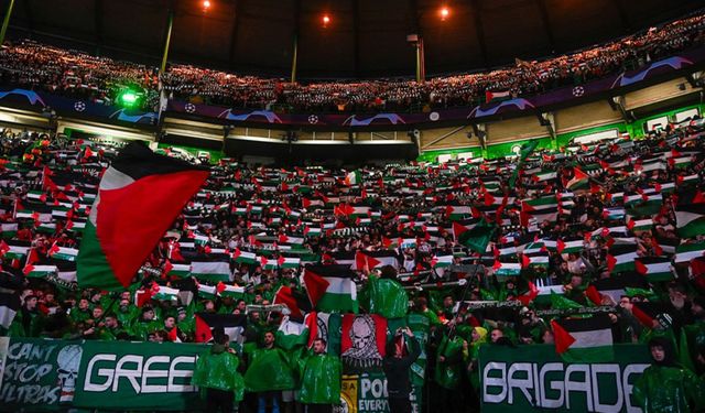 Celtic'ten skandal karar: Filistin bayrağı açan taraftarlara kombine yasağı!