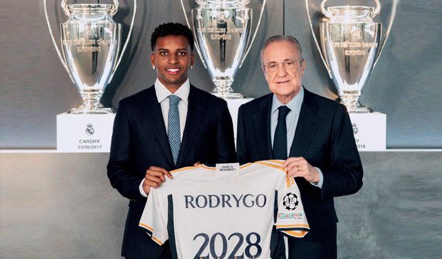 Real Madrid, Brezilyalı futbolcusu Rodrygo ile 'devam' dedi.