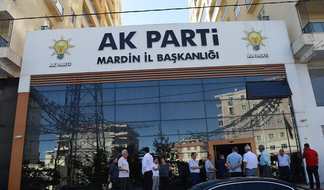 AK Parti Mardin İl Başkanı Vahap Alma, görevinden istifa etti