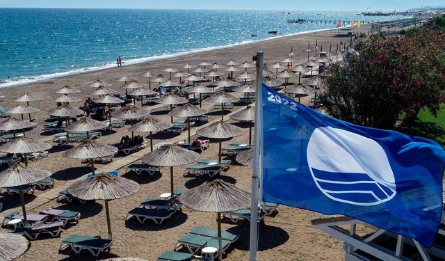 Türkiye mavi bayraklı plaj sayısıyla dünyanın 3'üncüsü