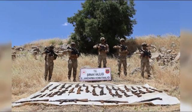 Bakan Yerlikaya açıkladı: 36 adet AK-47 Piyade Tüfeği ele geçirildi