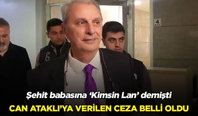 Gazeteci Can Ataklı'ya hapis cezası!