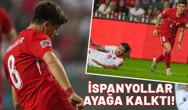 Arda Güler'in Karadağ maçında yaptığı hareket İspanya'yı ayağa kaldırdı! Herkes bunu konuşuyor