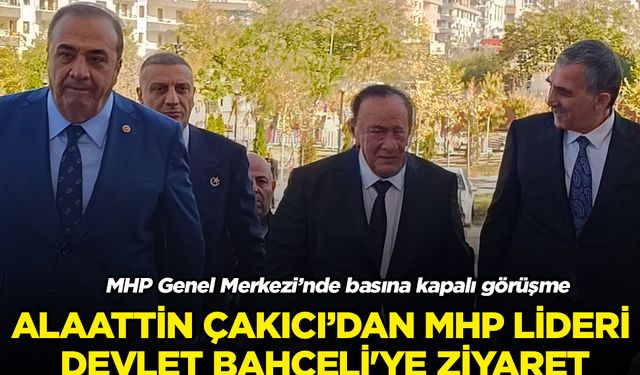 Alaattin Çakıcı’dan MHP Genel Başkanı Devlet Bahçeli'ye ziyaret