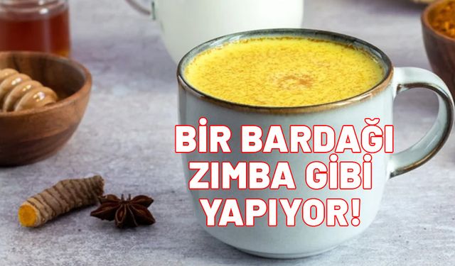 Bir bardağı zımba gibi yapıyor. Asırlardır tüketilen altın sütü evlerinizden eksik etmeyin.