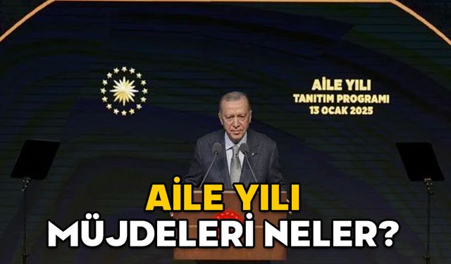 AİLE YILI MÜJDELERİ NELER? Cumhurbaşkanı Erdoğan açıkladı! Evleneceklere, çocuk sahibi olacaklara destek geliyor