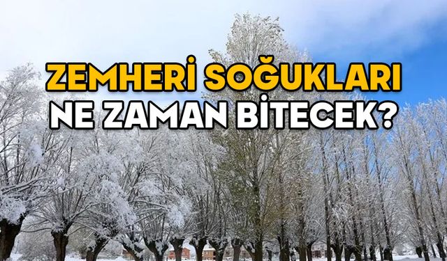 ZEMHERİ SOĞUKLARI NE ZAMAN BİTECEK 2025? Zemheri kışı ne zaman bitiyor?