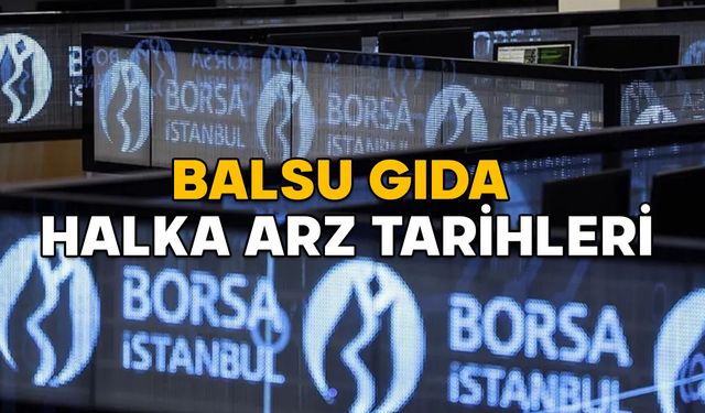 BALSU GIDA HALKA ARZ TARİHLERİ: Balsu Gıda kaç lot verir, katılım endeksine uygun mu?