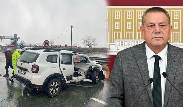 CHP’li milletvekili trafik kazası geçirdi