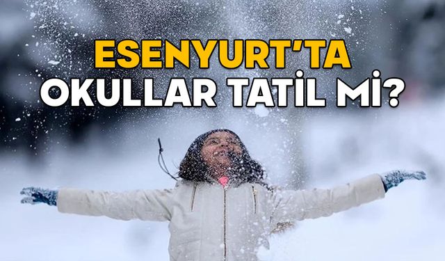 ESENYURT’TA OKULLAR TATİL Mİ OLDU SON DAKİKA? İstanbul Kaymakamlığı açıkladı (11 Şubat 2025)