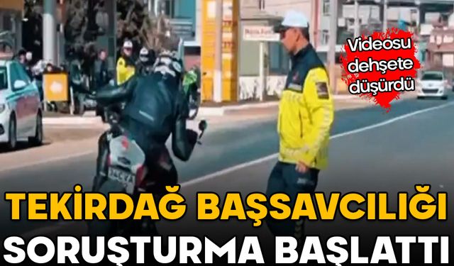 Videosu dehşete düşürdü! Tekirdağ Başsavcılığı soruşturma başlattı